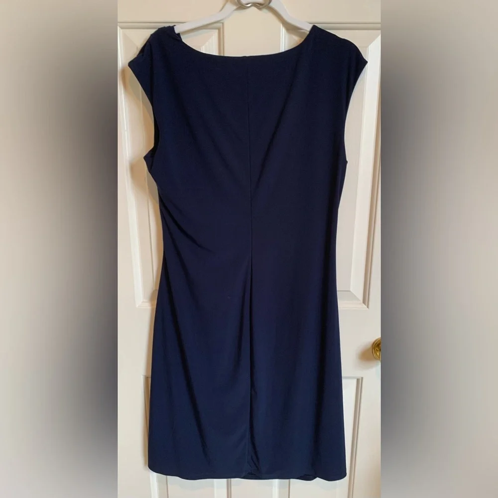 Lauren Ralph Lauren Navy dress. Size 16, NWT. - Picture 5 of 6